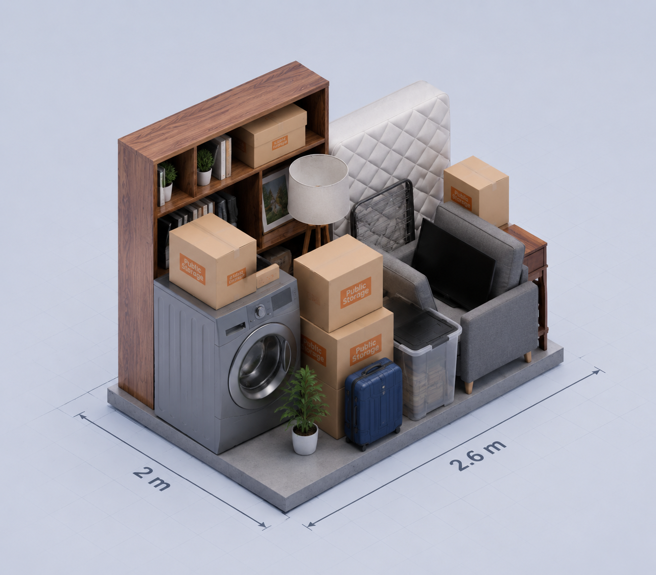 Mini Bodega 5m² en renta en Chihuahua